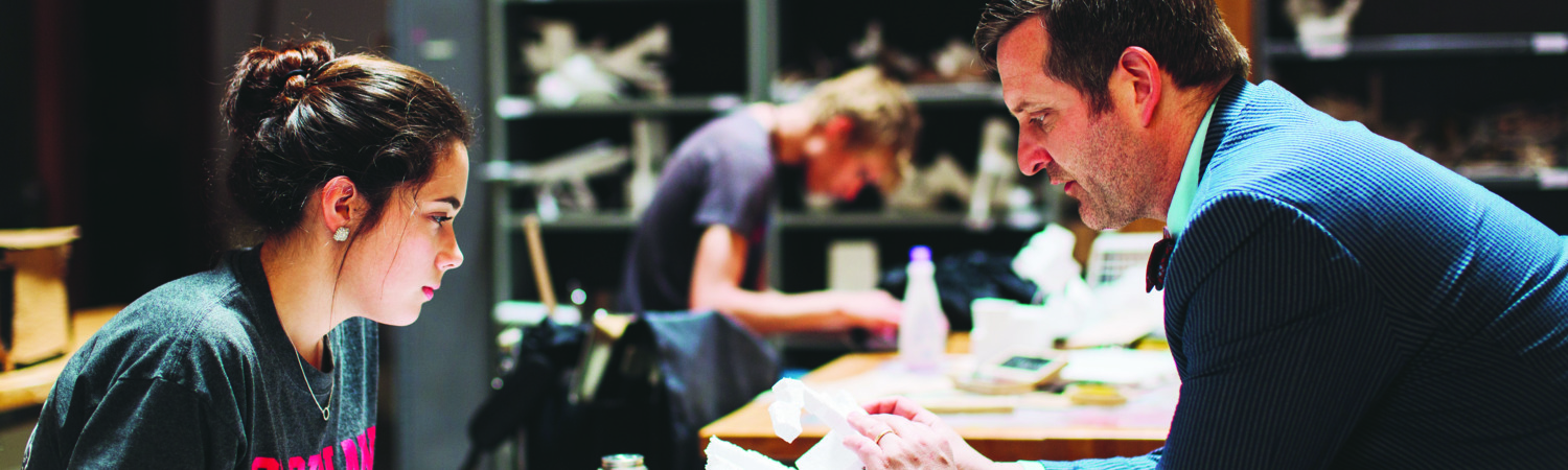 Professor Mentoring a Student